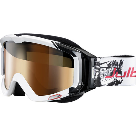 Julbo Glenak Rx Insert Goggles - White/Black Frame, Camel lens 70350110