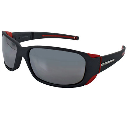 Julbo Montebianco Sunglasses - Soft Black/Red Frame, Spectron 4 Lenses 4151222