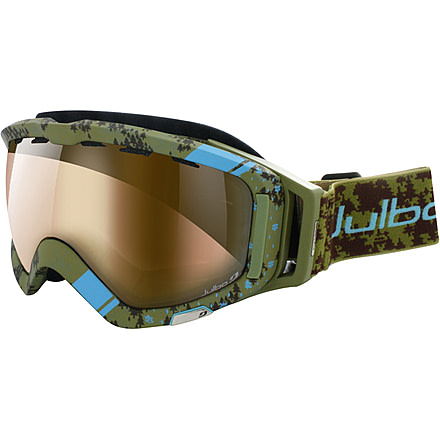 Julbo Orbiter Goggles - Army Green/Blue Frame, Zebra Lens 72031541