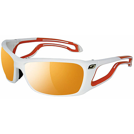 Julbo Pipeline L Sunglasses, White/Orange w/ Zebra Lenses 4343111