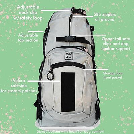 K9 Sport Sack AIR PLUS, Small, Black, KSS-14134