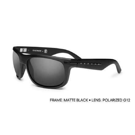 Kaenon Burny - Men's-Matte Black-G12 Polarized
