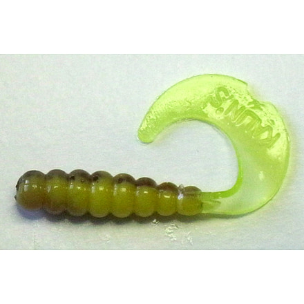 Kalins Fishing Kalin 2in Triple Threat Grub, 50 Pack, Yellow Jacket, 2TG50-863