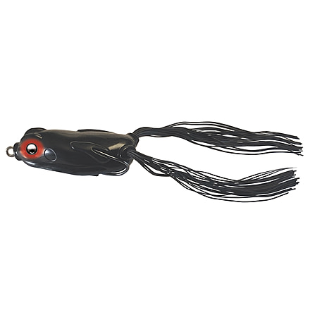 Kalin's Fishing Kalin Rattlin' Google Eye Lily Stalker Soft Bait, 8, 2.5in, Black Widow, GF65-BW