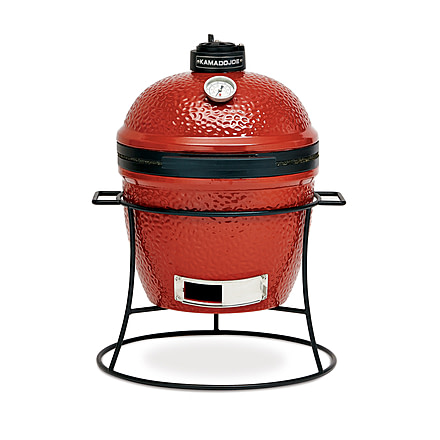 Kamado Joe Joe Jr. 13.5 inch Charcoal Grill, Red, Small, KJ13RH