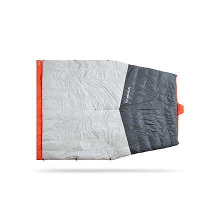 Kammok Arctos 20 degrees F Ultralight Down Trail Quilt, Crater Gray, arctos-ultralight-quilt