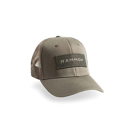 Kammok Logo Patch Hat, Mesh, Olive, logo-patch-hat