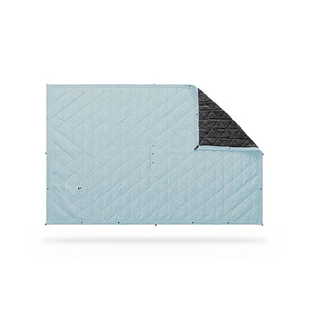 Kammok Mountain Blanket, Ultra-Plush Fleece, Mist Blue, mountain-camping-blanket