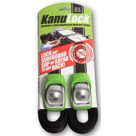 Kanulock Locking Cam Strap Set-Green-8 ft