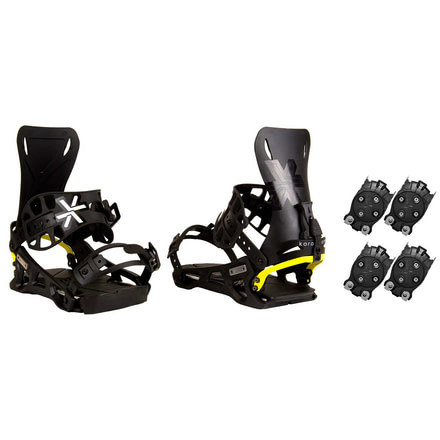 Karakoram Prime Connect R + 2 Sets Quiver Connectors, Black/Yellow, Medium, 8.5-11, 50057H-2D
