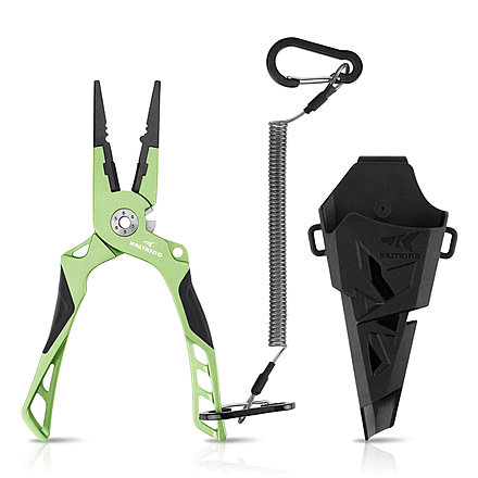 Kast King Gila Aluminum Straight Nose Plier, Olive, 7.5in, KKTATLSPLR8SALGIOV
