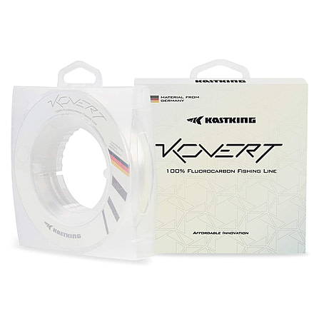 Kast King Kovert Fluorocarbon Fishing Line, Clear, 10 lb/200 yd, KKLIFLOKO200YCL10