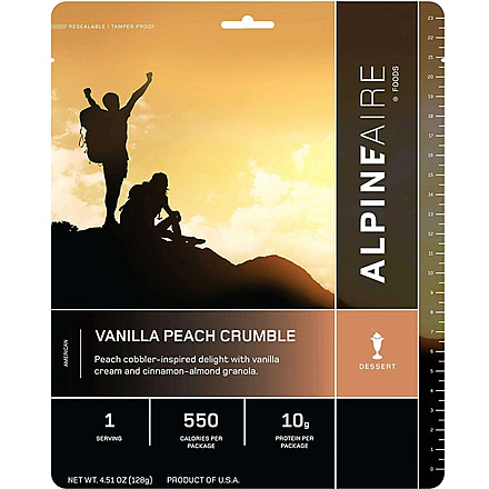Katadyn Alpine Aire Foods Vanilla Peach Crumble, 60220