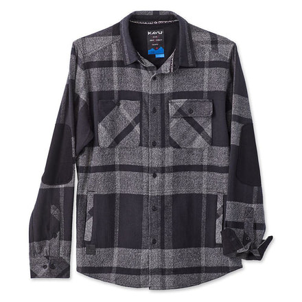 KAVU Baxter Shirt - Mens, Black Smoke, XL, 5135-92-4