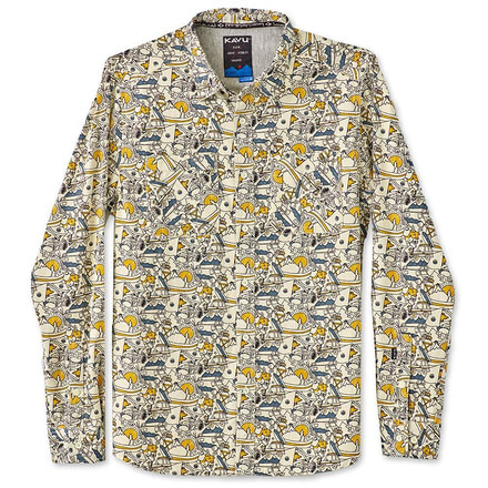 KAVU Beckler Shirt - Mens, Road Trip, M, 5041-809-2