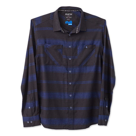 KAVU Bennett Shirt - Mens, Navy, XL, 5110-96-4