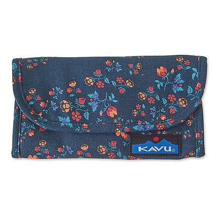 KAVU Big Spender Tri-Fold Wallet, Wild Poppy, 965-775-