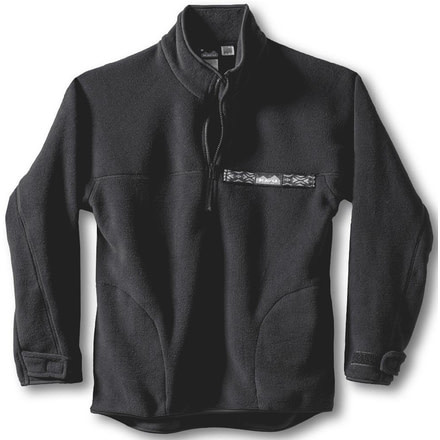 Fleece Throwshirt - Mens-Black-X-Large