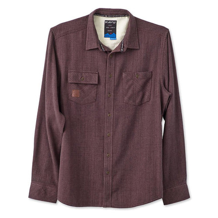 KAVU Langley Shirt - Mens, Grizzly, XL, 5039-813-4
