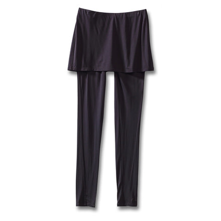 Layover Leggings - Womens-Black-Regular Inseam-X-Small