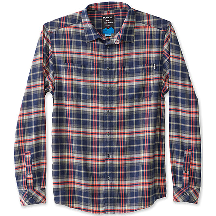 Kavu Morton Long Sleeve Top - Men's-Midnight-Medium