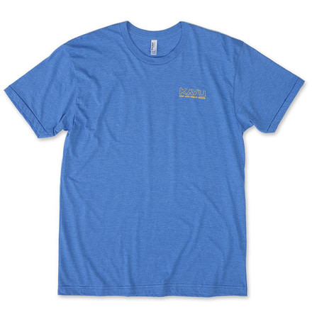 KAVU Sasquatch Go T-Shirts - Mens, Heather Blue, Small, 8067-992-1