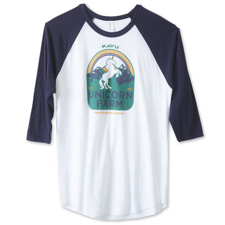 KAVU Team Unicorn T-Shirt - Mens, Navy, XXL, 8069-96-5