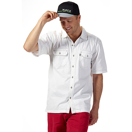 Kavu Weston Shirt - Men's-White-X-Small