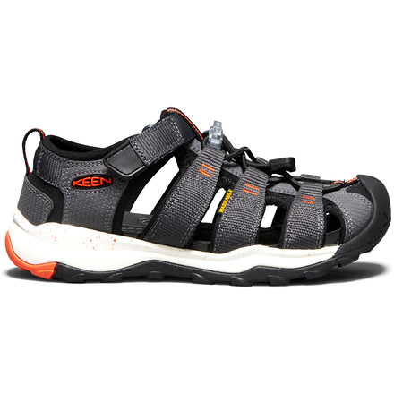 KEEN Big Kids Newport Neo H2 Sandals, Magnet/Spicy Orange, 1, 1018426-1-1