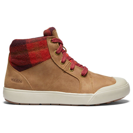 KEEN Elena Mid Casual Boots - Womens, Thrush/Plaid, Medium, 8.5, 1022033-202-8.5