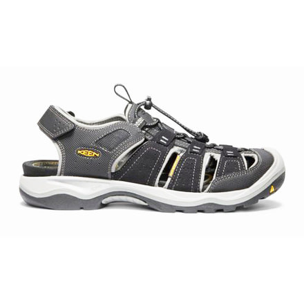 KEEN Rialto Ii H2 Sandals - Mens, Black/Gargoyle, 9.5, 1021375-001-9.5