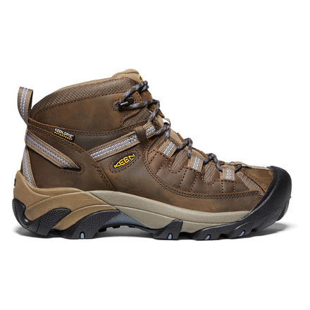 KEEN Targhee II Mid Waterproof Hiking Boots - Women's, Slate Black/Flint Stone, 7.5 US, 1004114-200-7.5