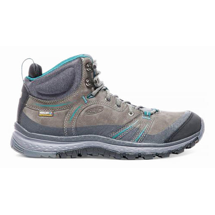 KEEN Terradora Leather Mid Waterproof Hiking Boots - Women's, Mushroom/Magnet, 7 US, 1017750-200-7