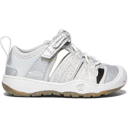 KEEN Toddlers Moxie Sandals - Kids, Silver, 4, 1018367-900-4