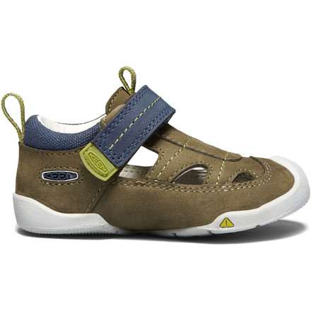 KEEN Toddlers Pep Fisherman Sandals, Dark Olive/Moss, 4, 1020011-300-4