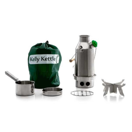 Kelly Kettle Stainless Small Trekker - Basic Kit-Stainless Steel