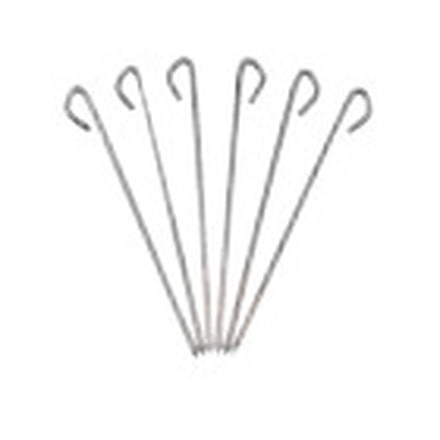 Kelty Basecamp Stake Steel, 6 Pack, SILVER, One Size, 47826420