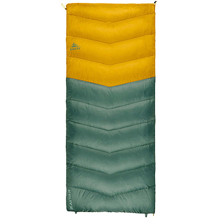 Kelty Galactic 30 Sleeping Bag, Duck Green/Olive Oil, Regular, 35417222DUG