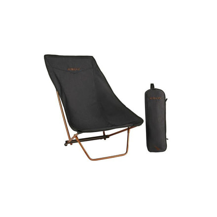 Kelty Linger Get-Down Chair, Heather Black/Ano Copper, 61511917HBK