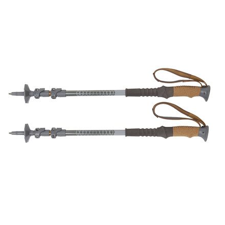 Kelty Scree Aluminum Trekking Poles, Dark Shadow/Canyon Brown, 27680618