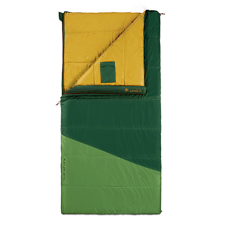 Kelty Solstice 20 Deg Sleeping Bag, Black Forest/Dill/Woodthrush, 35432526BKF