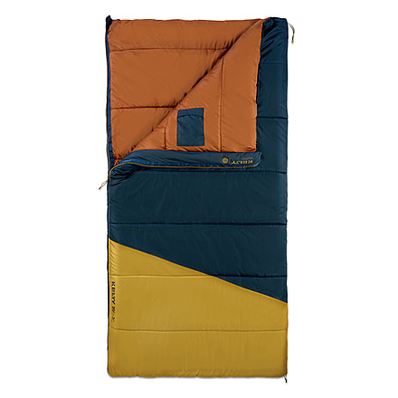 Kelty Solstice 20 Deg Sleeping Bag, Midnight Navy/Woodthrush/Gingerbread, 35432426MNV