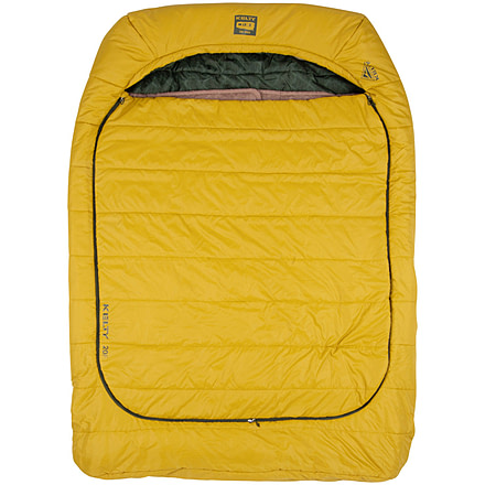 Kelty Tru.Comfort 20F Doublewide Sleeping Bag, Olive Oil/Gamescape, Double Wide, 35417123DWOOL