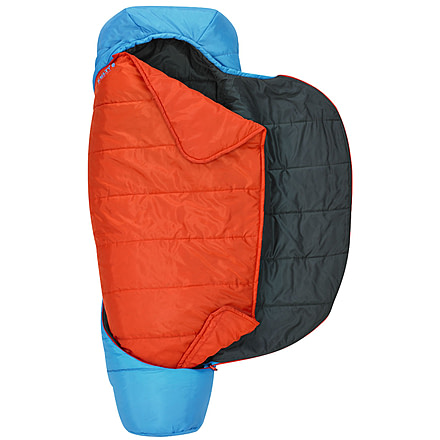 Kelty Tru. Comfort Boy's 35 Sleeping Bag Synthetic-Paradise Blue-Youth-Right