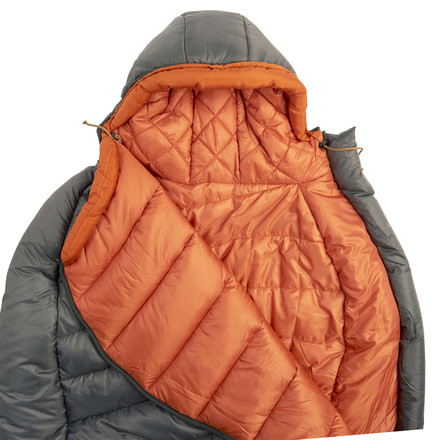 Kelty Tuck 0 Degree ThermaPro Ultra Sleeping Bag, Dark Shadow/Cinnamon 35425618