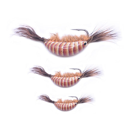Kenders Outdoors Akua Natural Shrimp, Brown, 1/32 oz, NS3