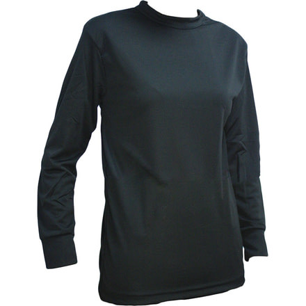 Kenyon Silkyester Blk Crew Top Wmns S 491BKS
