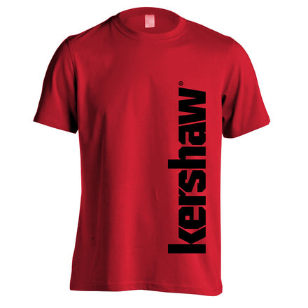 Kershaw T-Shirt, Red, Medium, SHIRTKER182M