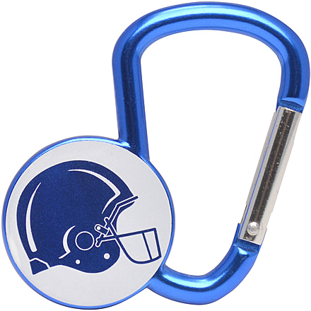 KeyGear Sporty Carabiner, Football, 50-KEY0232-00, Blue 50-KEY0232-00
