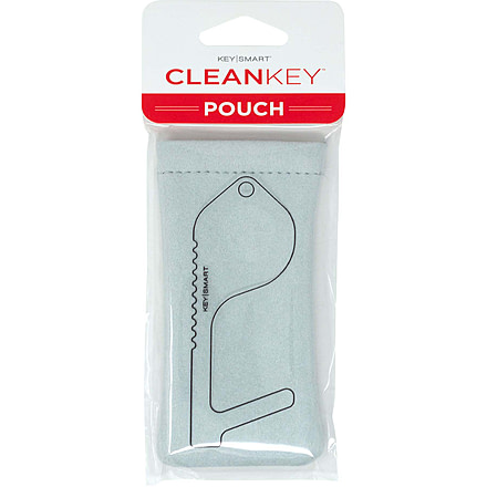 KeySmart CleanKey Pouch, Grey, KS918-GRY